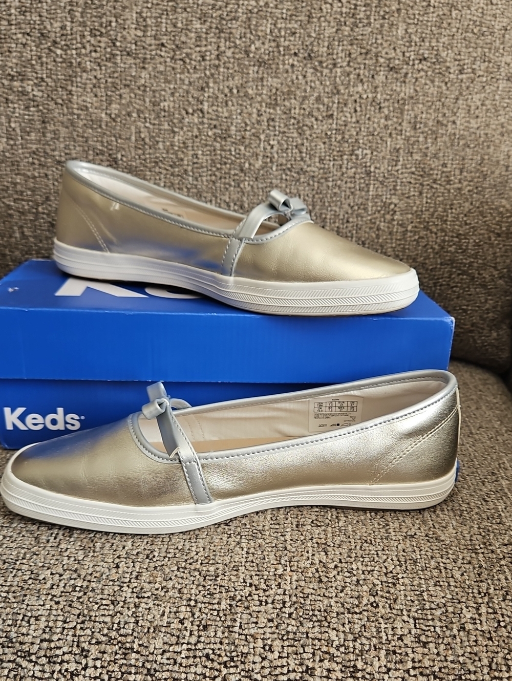 Keds Bliss Champagne Slip-On Ballet Sneakers